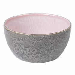 BITZ 821368, Bol à en-cas, Rond, Grès, Gris, Rose, -20 °C, 220 °C