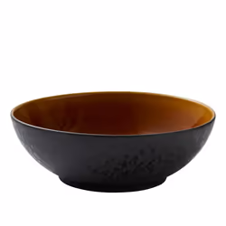 BITZ 821378, Saladier, Rond, Grès, Ambre, Noir, 30 cm, 100 mm