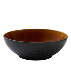 BITZ 821378 bol Saladier Rond Grès Ambre, Noir
