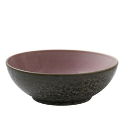 BITZ 821380 bol Saladier Rond Grès Gris, Rose
