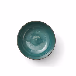 BITZ 821382 bol Saladier Rond Grès Noir, Vert