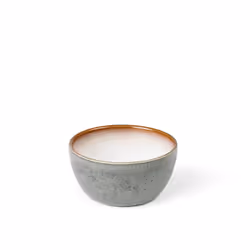 BITZ 821395 bol Bol à en-cas Ovale Grès Crème, Gris 1 pièce(s)