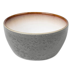 BITZ 821396 bol Bol à en-cas Ovale Grès Crème, Gris 1 pièce(s)