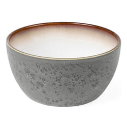BITZ 821397 bol Bol à en-cas Ovale Grès Crème, Gris 1 pièce(s)