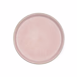 BITZ 821402, Assiette de dîner, Rond, Grès, Gris, Rose, 27 cm, 25 mm