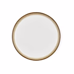 BITZ 821403, Assiette de service, Grès, Crème, Gris, Rond, 27 cm, 25 mm