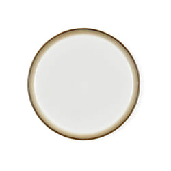 BITZ 821403 Plat de service Grès Crème, Gris Rond Assiette de service