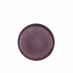 BITZ 821406, Assiette de dîner, Rond, Grès, Noir, Lilas, 21 cm, 20 mm