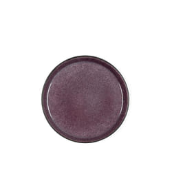 BITZ 821406 assiette Assiette de dîner Rond Grès Noir, Lilas 1 pièce(s)