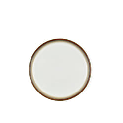 BITZ 821408 Plat de service Grès Crème, Gris Rond Assiette de service