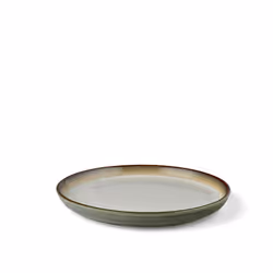 BITZ 821408 Plat de service Grès Crème, Gris Rond Assiette de service