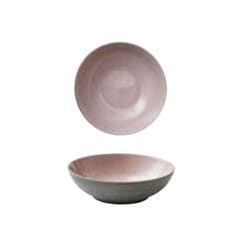 BITZ 821425 bol Saladier Rond Grès Gris, Rose