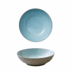 BITZ 821426, Saladier, Rond, Grès, Noir, Bleu, 24 cm, 60 mm
