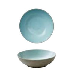 BITZ 821426 bol Saladier Rond Grès Noir, Bleu