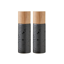 BITZ 821500 Moulin pour assaisonnement Ensemble de poivrière et salière Noir, Bois