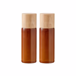 BITZ 821504, Moulin à poivre et salière, Ambre, Bois, Vitrocéramique, 50 mm, 50 mm, 167 mm