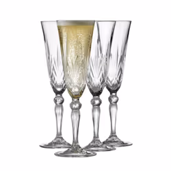 Lyngby Glas 916096, Flûte à champagne, 160 ml, Verre, Transparent, 220 mm, 1030 mm
