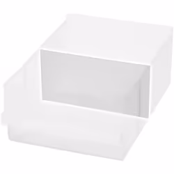 raaco Divider 250-02, Ensemble de diviseurs, Transparent, Polypropylène (PP), 154 mm, 3,2 mm, 80 mm