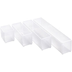 raaco Insert 55 A9-4 Boîte pour petites pièces Polypropylène (PP) Transparent