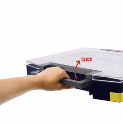 raaco Boxxser 80 5x10-14 étui pour équipements Bleu