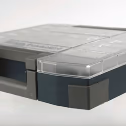 raaco Boxxser 80 5x10-14 étui pour équipements Bleu - Vue supplémentaire 4