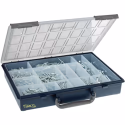 raaco Assorter 55 4x8-15 Polypropylène (PP) Bleu