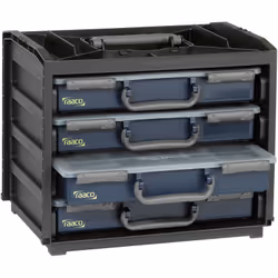 raaco Assorter 55 4x8-15 Polypropylène (PP) Bleu - Vue supplémentaire 4