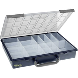 Raaco - Assorter 55 4x8-17 Mallette de rangement (l x l x h) 338 x 261 x 57 mm Nombre de compartiments: 17 séparations fi