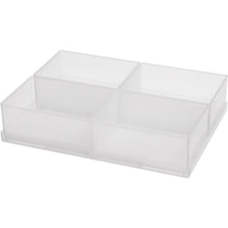 Raaco - Insert de coffret de rangement (l x l x h) 220 x 160 x 47 mm Nombre de compartiments: 4 Contenu 1 pc(s)