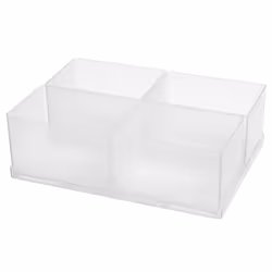 raaco Insert 80 4xBA7-1, Plateau, Assorter 80, Boxxser 80, CarryLite 80, 1 pièce(s), Transparent, 220 mm, 160 mm