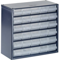 630-00 Réservoir pour petites pièces (l x h x p) 306 x 283 x 150 mm Nombre de compartiments: 30 Contenu 1 pc(s) - Raaco