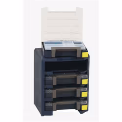 Coffret de gamme 4x Art.871545 B.290xT.247xH.342mm HandyBoxxser 4x4x4. Marque: RAACO. Marque: RAACO. Marque : RAACO