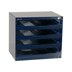 Coffre-fort (vide) L.452xP.330xH.405mm pour 871526, 871527, 795638, 795639 Boîtier en tôle d'acier pour 4 caisses CL 55 RAACO