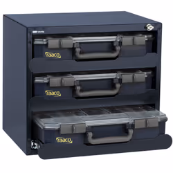 raaco SafeBox 80 Coffre-fort indépendant Acier Bleu