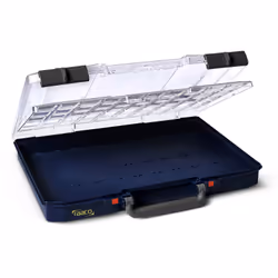 raaco CarryLite 55 5x10-0/DLU, Bleu, Polycarbonate (PC), Polypropylène (PP), 413 mm, 330 mm, 58 mm, 1,3 kg