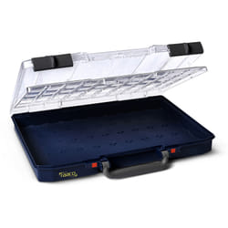 raaco CarryLite 55 5x10-0/DLU Bleu Polycarbonate (PC), Polypropylène (PP)
