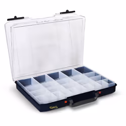 raaco CarryLite 55 5x10-0/DL Bleu Polycarbonate (PC), Polypropylène (PP)