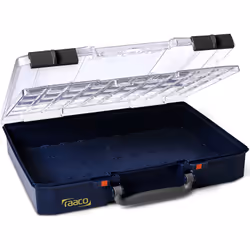 raaco CarryLite 80 5x10-0/DLU, Bleu, Polycarbonate (PC), Polypropylène (PP), 413 mm, 330 mm, 82 mm, 1,38 kg