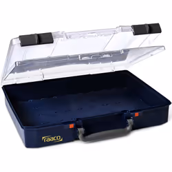 raaco CarryLite 80 5x10-0/DL, Bleu, Polycarbonate (PC), Polypropylène (PP), 413 mm, 330 mm, 82 mm, 1,32 kg