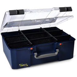 raaco CarryLite 150-9 DL Bleu Polycarbonate (PC), Polypropylène (PP)