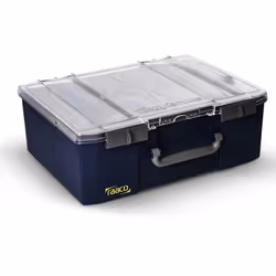 raaco CarryLite 150-9 DL Bleu Polycarbonate (PC), Polypropylène (PP)