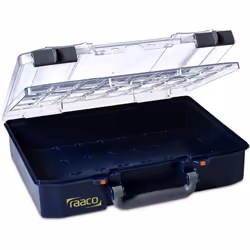 raaco CarryLite 80 4x8-0/DLU, Bleu, Polycarbonate (PC), Polypropylène (PP), 337 mm, 278 mm, 82 mm, 881 g