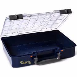 raaco CarryLite 80 4x8-0, Bleu, Polycarbonate (PC), Polypropylène (PP), 337 mm, 278 mm, 79 mm, 704 g