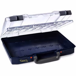 raaco CarryLite 55 4x8-0/DLU, Bleu, Polycarbonate (PC), Polypropylène (PP), 337 mm, 278 mm, 58 mm, 806 g