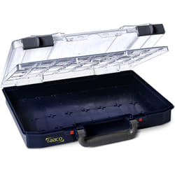 raaco CarryLite 55 4x8-0/DLU Bleu Polycarbonate (PC), Polypropylène (PP)