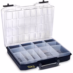 raaco CarryLite 55 4x8-0/DLU Bleu Polycarbonate (PC), Polypropylène (PP)