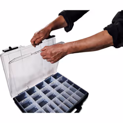 raaco CarryLite 80 4x8-9 Bleu Polycarbonate (PC), Polypropylène (PP)
