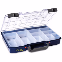 raaco CarryLite 55 4x8-16, Bleu, Polycarbonate (PC), Polypropylène (PP), 337 mm, 278 mm, 57 mm, 948 g
