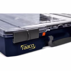 raaco CarryLite 55 4x8-16 Bleu Polycarbonate (PC), Polypropylène (PP)