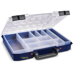 raaco CarryLite 55 4x8-10 Bleu Polycarbonate (PC), Polypropylène (PP)